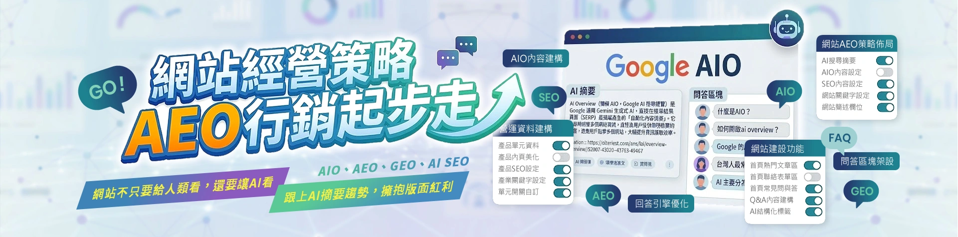 網站經營策略，AEO行銷起步走